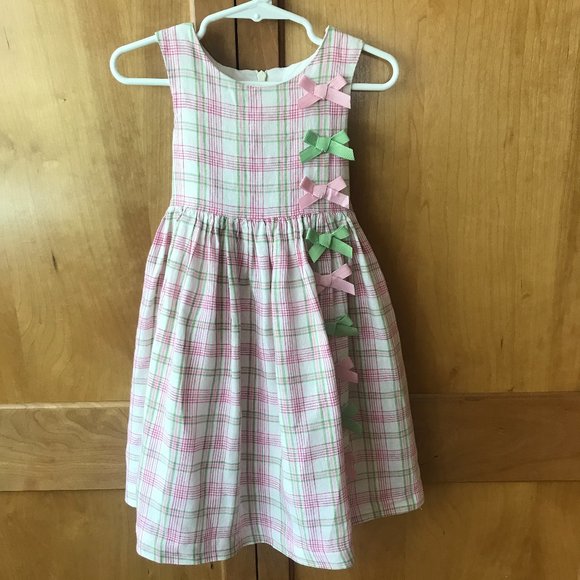 The Children's Place Other - The Children's Place Linen Plaid Dress 24 months